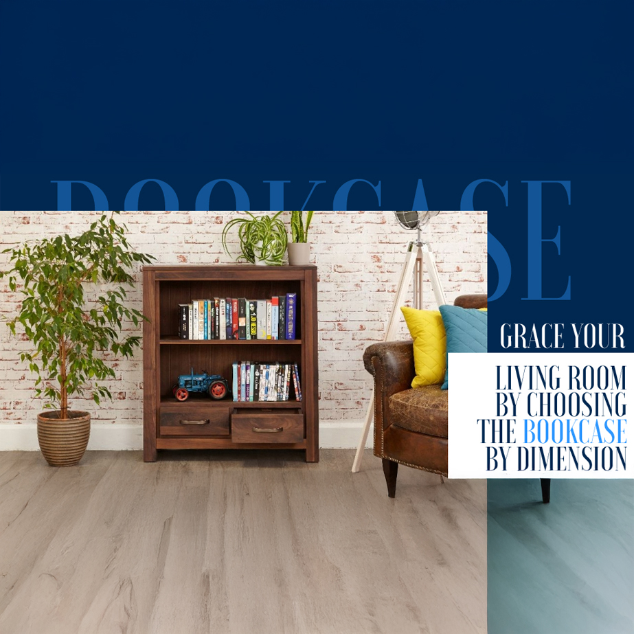 Grace Your Living Room By Choosing the Bookcase By Dimensions